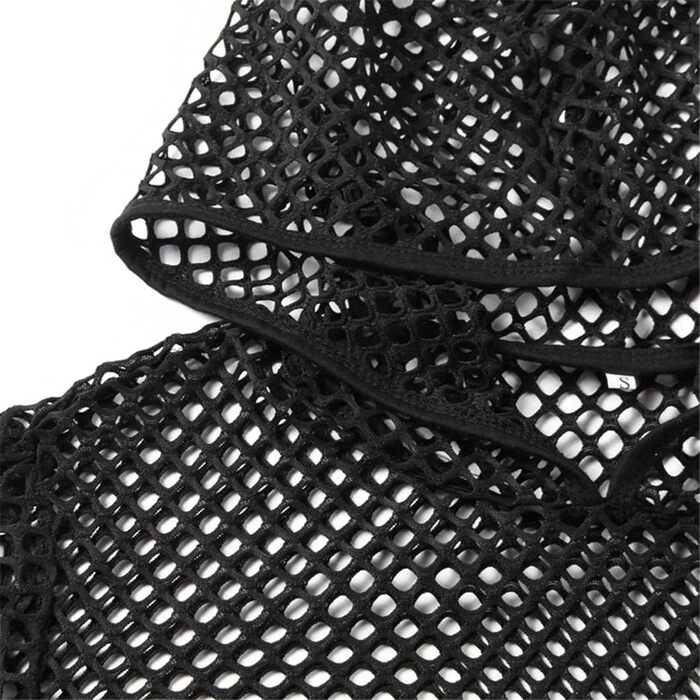 Чоловіча футболка з сітки з ефектом прозорості у стилі ретро, кольорова сітка, футболка у стилі хіп-хоп, футболка з мереживом