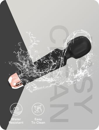 Масажер JOYANY – 3 години роботи від акумулятора, тихий потужний мотор, водонепроникний, функція пам'яті, 20 режимів вібрації, 8 швидкостей – набір силіконових вібруючих масажерів для розслаблення м'язів (фіолетовий, чорний)