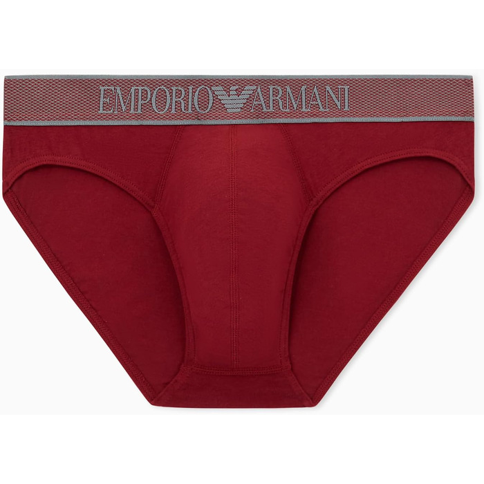 Труси боксер Emporio Armani для чоловіків, червоні з логотипом