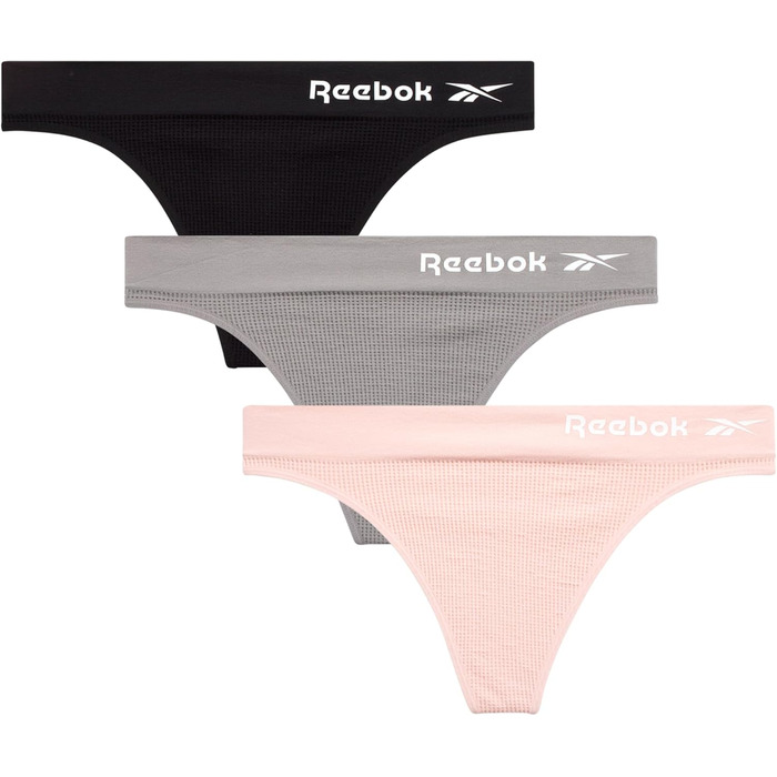 Сліпекс Reebok Daen (3 шт.) - жіноча білизна, лотос, чорний (M)