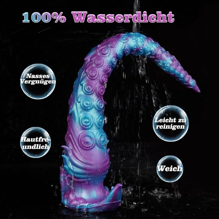 Анальний плаг-монстр XXL з силікону, 40 см, з підставкою - для досвідчених користувачів