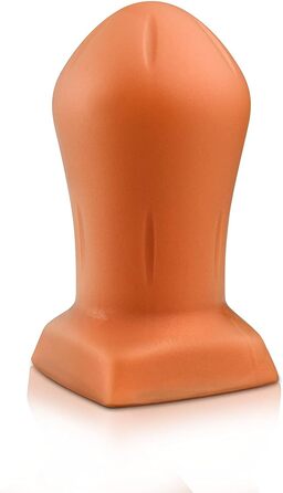 Анальний плагін Roluck Groß: золотий силіконовий плагін для ануса, 13.5 x 7 см