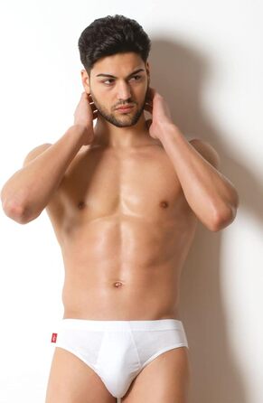 Сліпи/Боксери чоловічі Liabel з натуральної бавовни (4XL, 12 шт., білий)