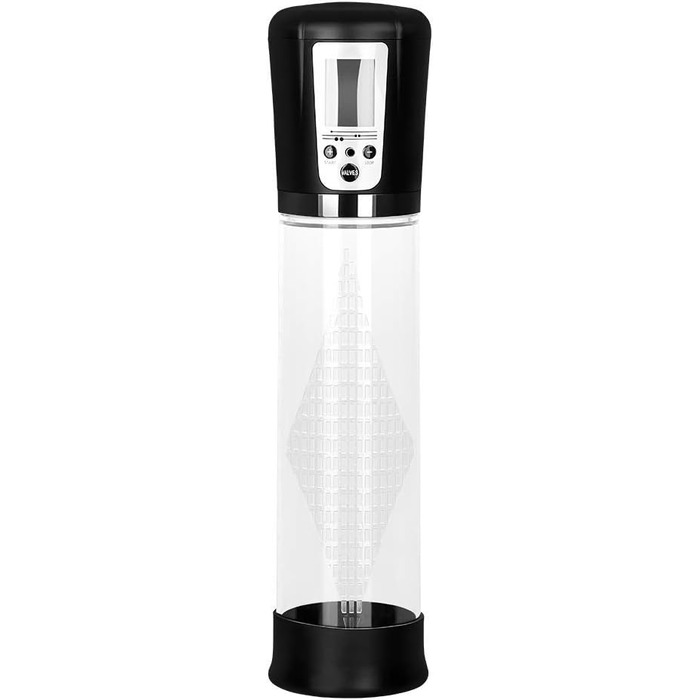 EIS Penispumpe: Електрична помпа для ерекції | 4 інтенсивності | З перезарядкою | Безпечне силіконове покриття | З клапаном безпеки | 29 см