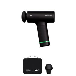 Компактний перкусійний масажер Hyperice Hypervolt Go 3 з технологією QuietGlide, 3 швидкості, ручний портативний пристрій для розслаблення м'язів та зняття болю