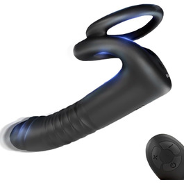 Анальні вібратори для пар NAIXBTY: 10 режимів, масажер для анального отвору та кільце для статевого члена