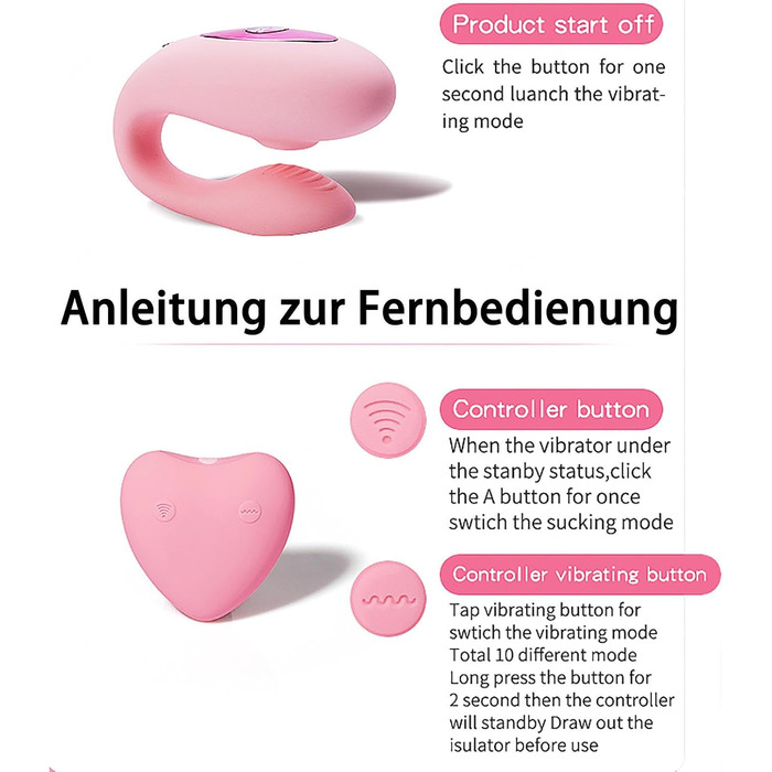 Вібратор з дистанційним керуванням та додатком, 10 режимів вібрації, портативний анальний/G-Spot секс-іграшка для пар, анальний дildo, секс-іграшка з пультом керування