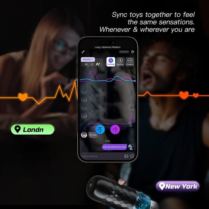 Електричний мастурбатор для чоловіків Guspiun з пультом дистанційного керування, 7 телескопічних функцій та 7 обертових режимів. Масажер для чоловічих статевих органів, еротичний масаж