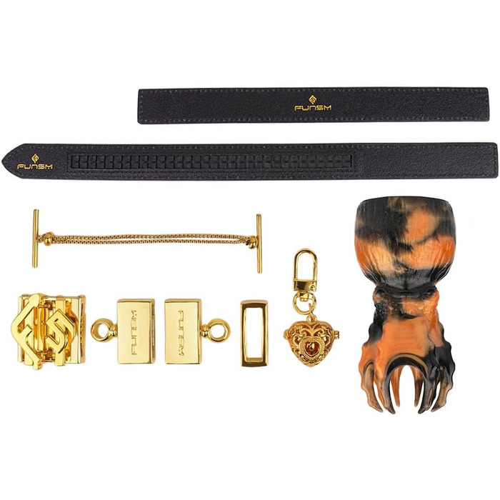 Набір BDSM Guspiun Luxus: Мундштук, Кляп, Набір для Бондажу з Силікону, Іграшки для Сексу, Чорний