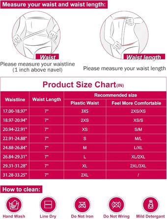 Корсет для фігури жіночий, чорний, 17.8 см, короткий торс, 9 сталевих кісток