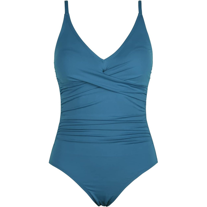 Купальник спортивний жіночий Hilor з УФ-захистом, модель Boy Leg (Aquamarine Blue)
