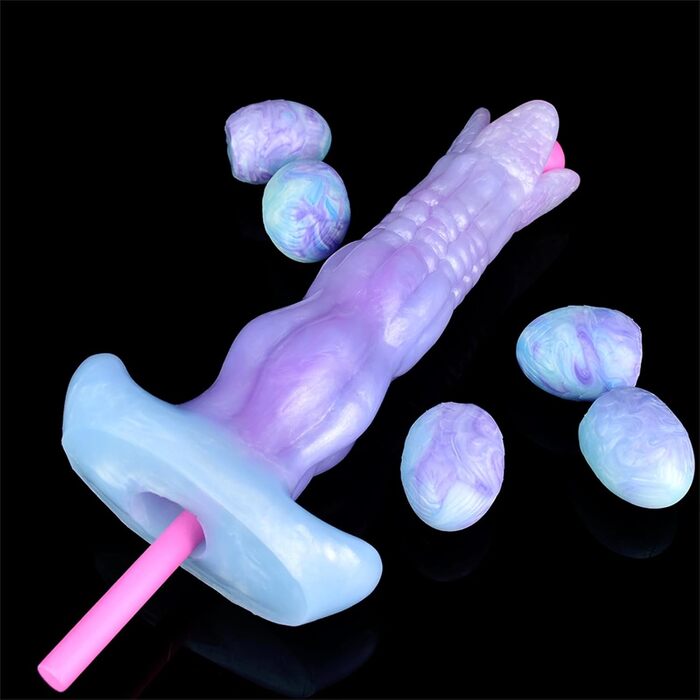 Анальний дилда з силікону Axcroo з 5 кульками, яйцем, для анального секса, мастурбації, для жінок та чоловіків