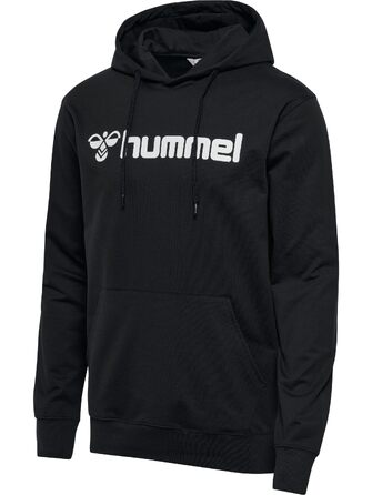 Чоловічий худі Hummel Hmlgo з регульованим поясом, органічна бавовна, чорний, розмір 3XL