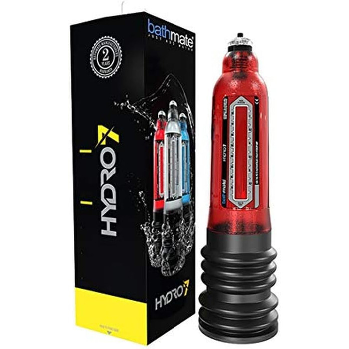 Bathmate Hydro7 Wasser Penispumpe - водяний насос для збільшення пеніса, червоний