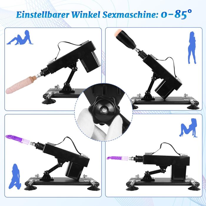 Автоматичний секс-автомат з функцією стимуляції для жінок та чоловіків, регульований вібратор з реалістичними насадками-дильдо та мастубатором, чоловічий секс-автомат з анальним дильдо для сексуальних іграшок