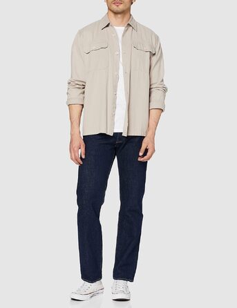 Чоловічі джинси Levi's 501 Original Fit One Wash, сині, 34W / 32L
