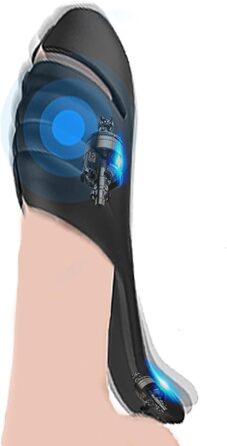 Мастурбатор для чоловіків ChicLSQ Penistrainer з 9 режимами вібрації, подвійний мотор, силікон