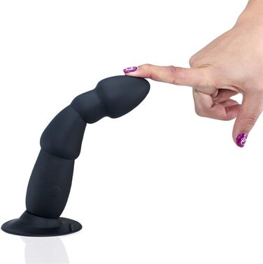 Вібратор-пробка з вібрацією для чоловіків, жінок або пар - Стимуляція простати або ануса - Іграшка для дорослих з дистанційним керуванням - Виготовлена з силікону