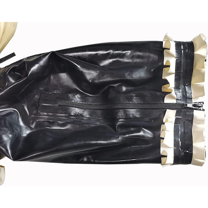 Латексна маска для BDSM, фетіш, бондж, косплей - з мереживом, для тематичних вечірок та Хелловін