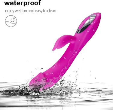 Вібратор G-Spot з силікону для жінок, 7 режимів, рожевий