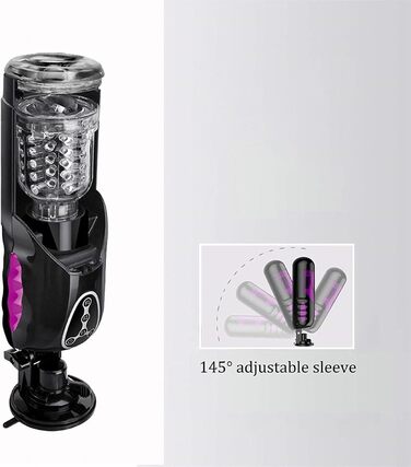 Електричний мастурбатор для чоловіків: 10 режимів, нагрів, автоматичний