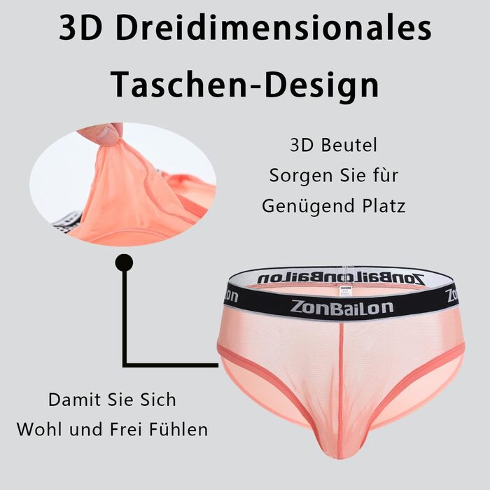 Чоловіча білизна YAHWUAI: сексуальна, зручна та приємна до шкіри. Чорний колір, розмір M