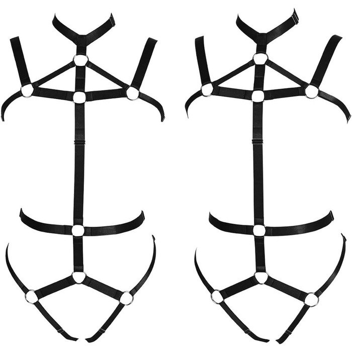 Жіночий комплект корсет, стрінги та пояс для карнавалу, чорний. Ідеально для фотосесій, танців та костюмів у стилі панк/готика.