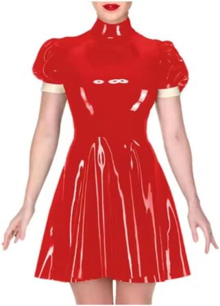 Чорне міні-плаття з еластичного кожзам, великий розмір XXL, для вечірок та клубів