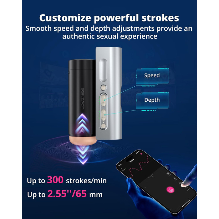 Lovense Solace Pro - автоматичний мастурбатор для чоловіків з керуванням через додаток, вібраційний мастурбатор, імітація орального сексу, інтеграція з AI/VR, іграшки для дорослих