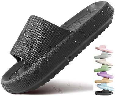 Ортопедичні капці Orthoslipper Original Wolkenschuhe з товстою м'якою підошвою, чорні, розмір 34-35 EU