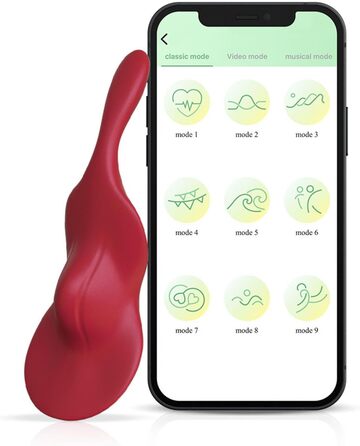 Вібратор з дистанційним керуванням та керуванням через додаток, 9 режимів вібрації, для жінок, кліторальний, сексуальна іграшка, тихий, потужний