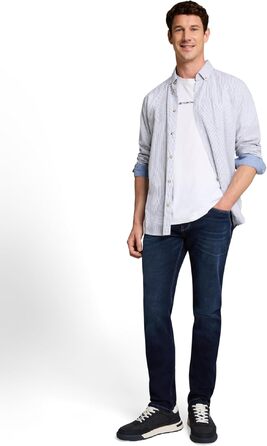 Чоловічі джинси Tom Tailor TTJOSH Regular Slim темно-синього кольору (31W / 34L)