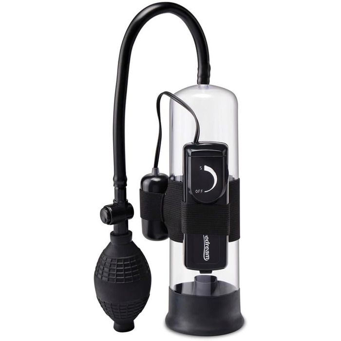 Насос для пеніса Pump Worx Penispump-5433900000, прозорий/чорний, універсальний розмір