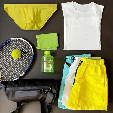 Боксер чоловічий бавовняний (4 шт./упаковка) - AD7302-Yellow, XL