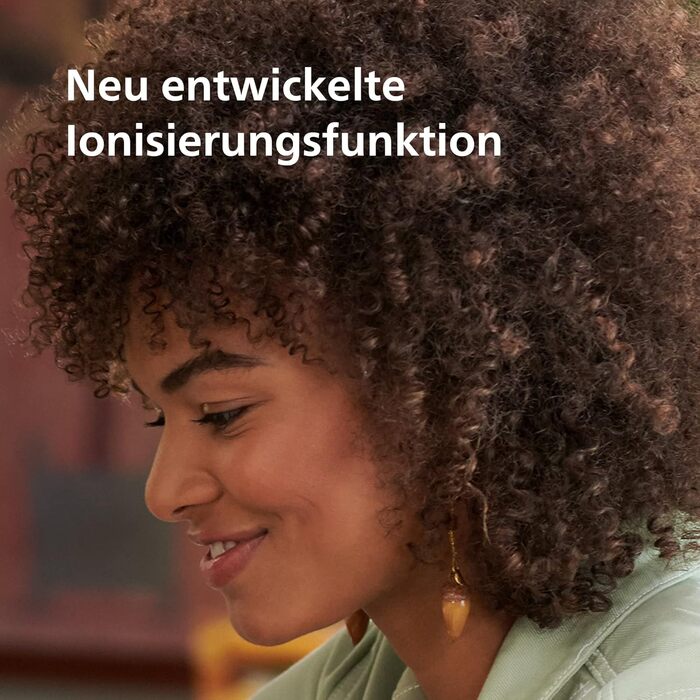 Фен для волосся Philips Series 3000 BHD360/20 з функцією іонізації, ThermoProtect, 2100 Вт, чорний (дифузор для об'єму в комплекті)