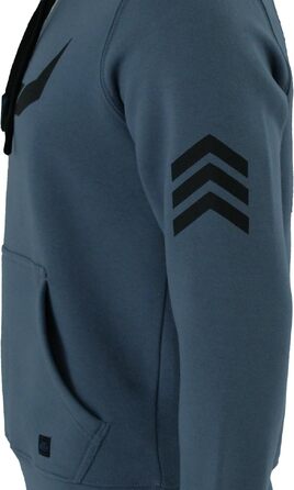 Чоловічий худі ROCK-IT Apparel Urban Streetstyle з капюшоном та флісовим начосом, камуфляж Dark Camo (Coronet Blau), розмір 3XL