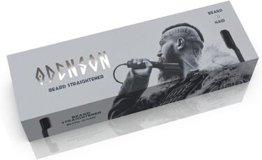 Вирівнювач для бороди Odenson — електрична щітка-гребінець для догляду та стайлінгу бороди