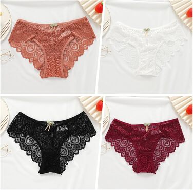 5 шт. Танга з мережива Daen, сексуальна жіноча білизна, труси, сліпи, шорти-бразильяно, безшовні боді, спідня білизна, розмір XL