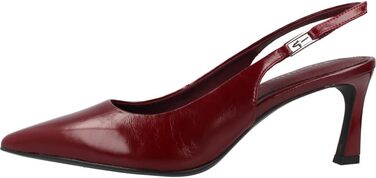 Жіночі шкіряні сандалі-слінги Tamaris, колір Merlot, розмір 40 EU