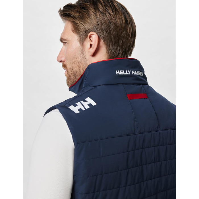 Чоловічий утеплений жилет Helly Hansen Crew Insulator Vest 2.0, темно-синій, розмір S