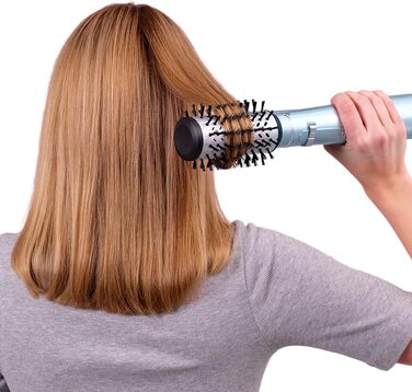 Професійний іонний фен BaByliss Hydro-Fusion D773DE з дифузором, 2100 Вт, плазма-технологія для блиску та захисту від curly, 3 рівні температури, 2 швидкості повітря, синій