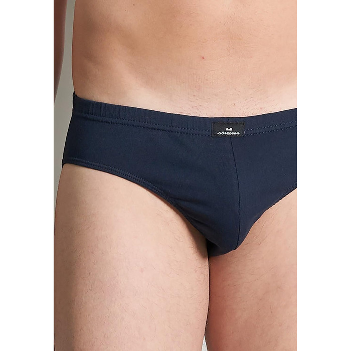 Труси чоловічі Götzburg без шва, бавовна, 10 шт. в упаковці, чорний та блакитний мікс (L)