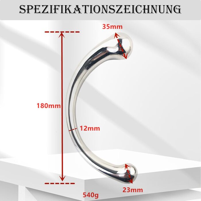 Металевий анальний масажер для простати - стимуляція G-точки, анальний дildo, масажер для чоловіків, нержавіюча сталь