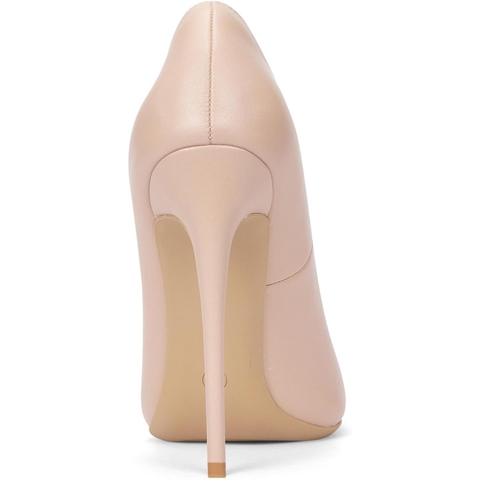 Жіночі класичні туфлі-човники Zhabtuc на шпильці 12 см, бежеві, гладка шкіра, розмір 38 EU