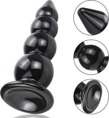 Анальні кулі з присосками Riesen, анальні кулі, анальний плагін, масажер простати, інтимні іграшки для жінок та чоловіків (4 кулі)