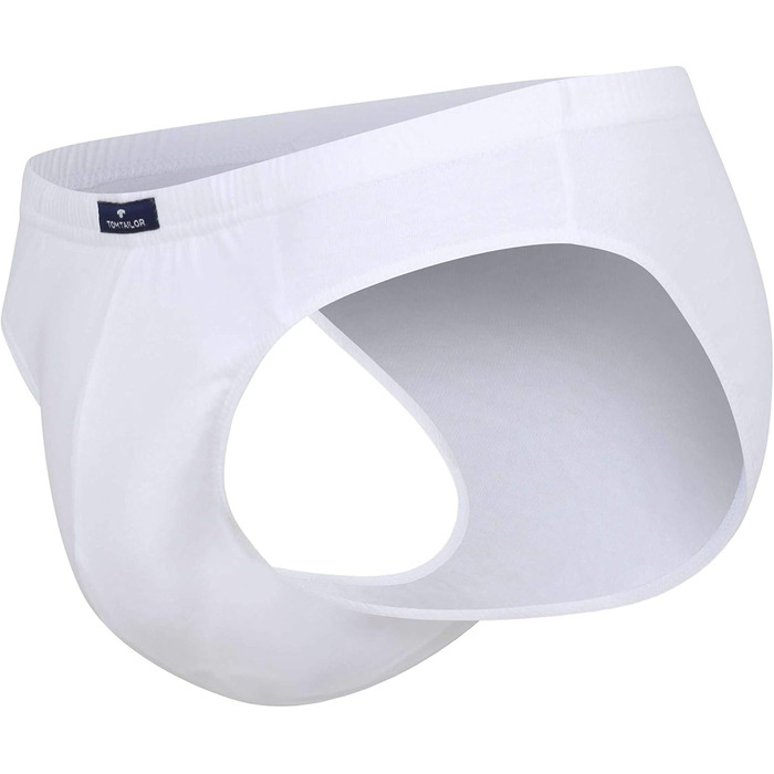 Сліпи TOM TAILOR для чоловіків, комплект з 8 шт, 100% бавовна, білий