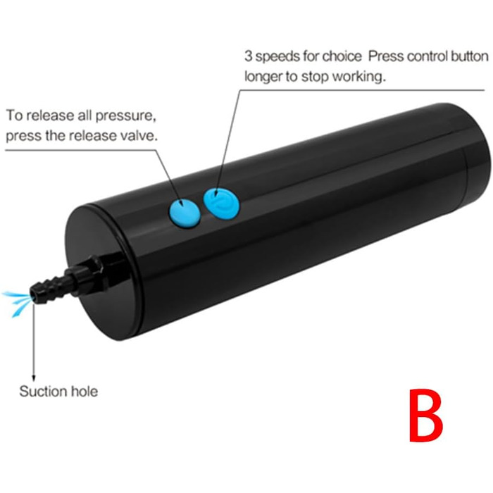 Електрична вакуумна помпа для збільшення статевого члена Guspiun - тренажер для витривалості, 4 стилі, для чоловіків