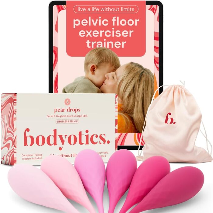Bodyotics Тренажер для дна тазу для жінок - Комплект для тренування Kegel - 6-частинний набір для початківців