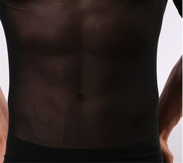 Чоловіча прозора футболка-сітка Bollrllr: сексуальна нижня білизна, футболка-сітка, топ, майка