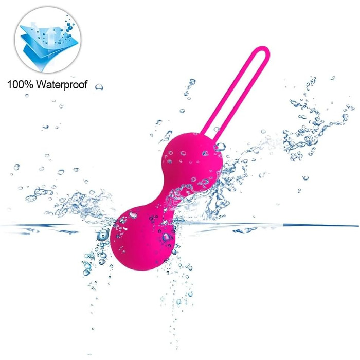 3 шт. Вагінальні кульки-перлини з силікону для жінок - тренажер Kegel, рожевий